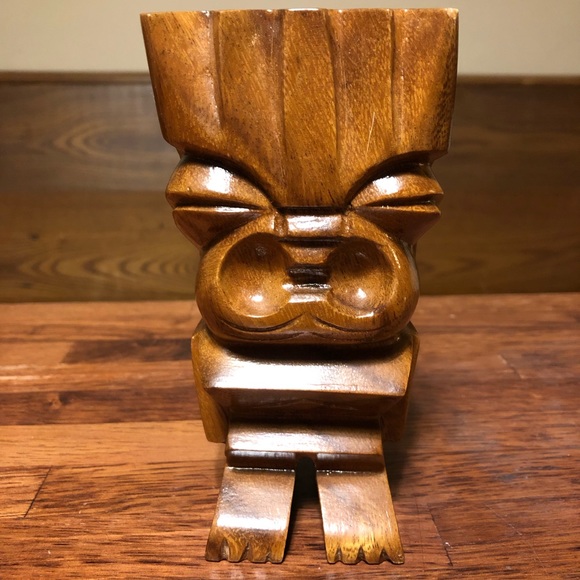 Vintage Waikiki Woods Hawaii Totem Statue
